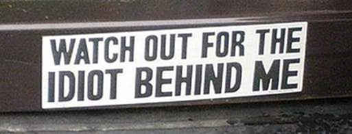 bumper sticker